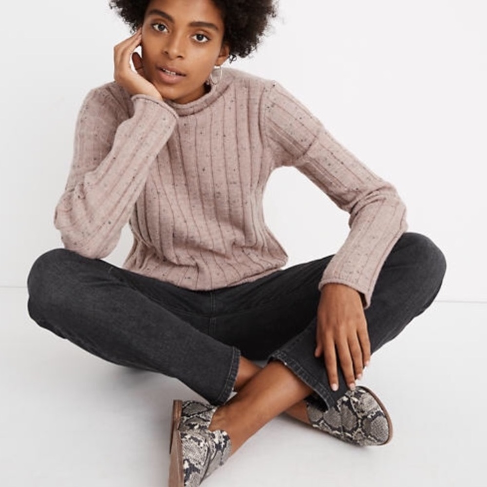 Madewell Donegal Evercrest Turtleneck Sweater